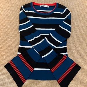 Zara ribbed knit striped sweater. Size M.